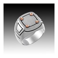 Ringe Zancan Herr in Silber EXA016R